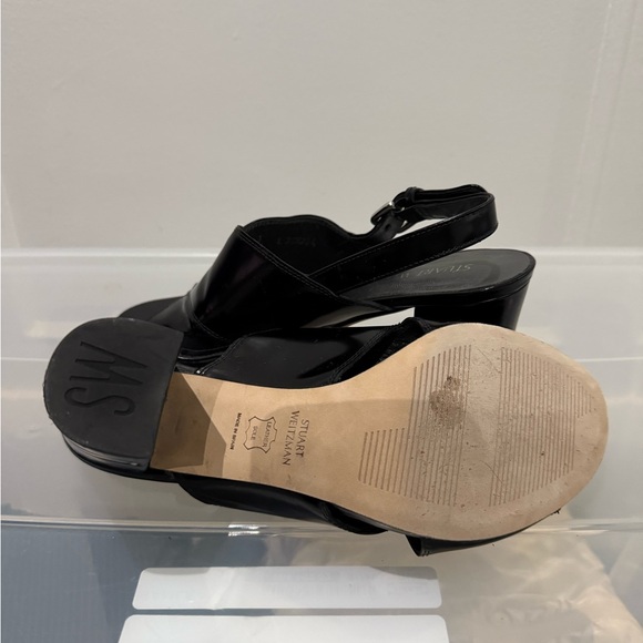 Stuart Weitzman Black Sandals - Picture 5 of 5